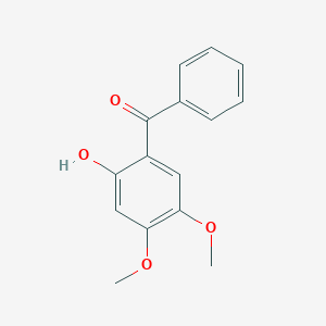 molecular formula C15H14O4 B8205093 2-Hydroxy-4,5-dimethoxybenzophenone 
