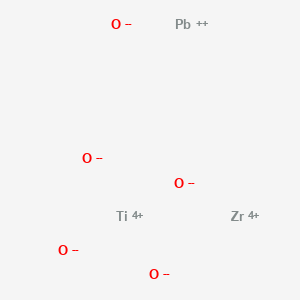 molecular formula Pb[TixZr1-x]O3<br>O5PbTiZ B082051 锆钛酸铅 CAS No. 12626-81-2