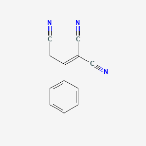 molecular formula C12H7N3 B8205188 2-Phenylprop-1-ene-1,1,3-tricarbonitrile CAS No. 101685-29-4