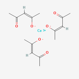 molecular formula C15H21CeO6 B8205206 Tris(pentane-2,4-dionato-O,O')cerium 