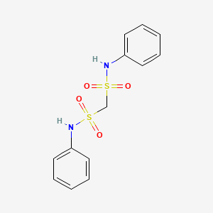 molecular formula C13H14N2O4S2 B8205234 Methanedisulfonanilide CAS No. 85891-81-2