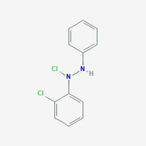 molecular formula C12H10Cl2N2 B8205240 1-Chloro-1-(2-chlorophenyl)-2-phenylhydrazine 