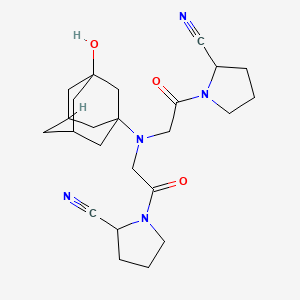 molecular formula C24H33N5O3 B8205278 维格列汀杂质 B 