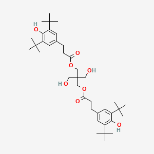 molecular formula C39H60O8 B8205352 季戊四醇双(3,5-二叔丁基-4-羟基氢化肉桂酸酯) CAS No. 36913-60-7