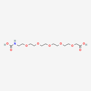 molecular formula C13H25NO9 B8205381 Bocnh-peg5-acid 