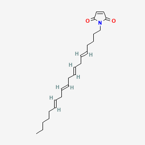 molecular formula C24H35NO2 B8205515 1-[(5E,8E,11E,14E)-icosa-5,8,11,14-tetraenyl]pyrrole-2,5-dione 