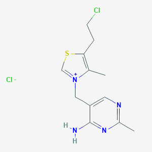 molecular formula C12H16Cl2N4S B082056 Beclotiamine CAS No. 13471-78-8