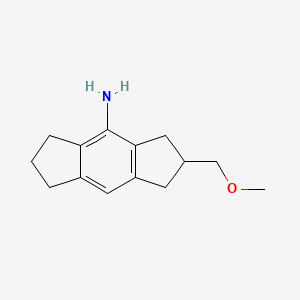 2-(Methoxymethyl)-1,2,3,5,6,7-hexahydro-s-indacen-4-amine