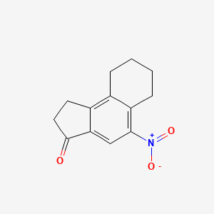 5-Nitro-1,2,6,7,8,9-hexahydro-3H-cyclopenta[a]naphthalen-3-one