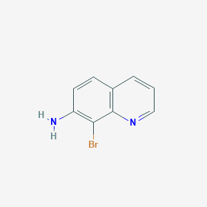 molecular formula C9H7BrN2 B8205755 8-Bromoquinolin-7-amine 