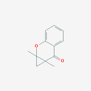 molecular formula C12H12O2 B8205794 1a,7a-dimethyl-1H-cyclopropa[b]chromen-7-one CAS No. 19725-59-8