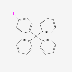 molecular formula C25H15I B8205801 3-Iodo-9,9'-spirobi[fluorene] 