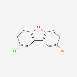 molecular formula C12H6BrClO B8205807 2-Bromo-8-chlorodibenzo[b,d]furan 
