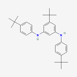molecular formula C30H40N2 B8205869 5-(tert-Butyl)-N1,N3-bis(4-(tert-butyl)phenyl)benzene-1,3-diamine 