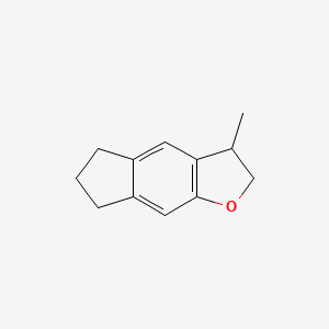 molecular formula C12H14O B8205895 3-Methyl-3,5,6,7-tetrahydro-2H-indeno[5,6-b]furan 