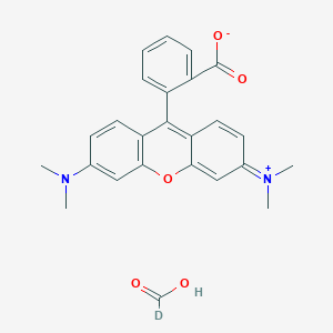 molecular formula C25H24N2O5 B8206004 5(6)-Carboxytetramethylrhodamine inner salt 