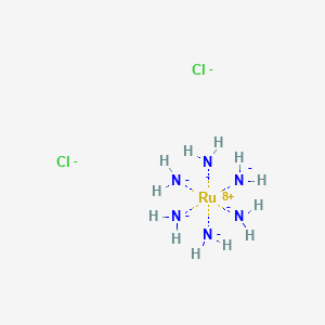 molecular formula Cl2H12N6Ru B8206005 Azanide;ruthenium(8+);dichloride 