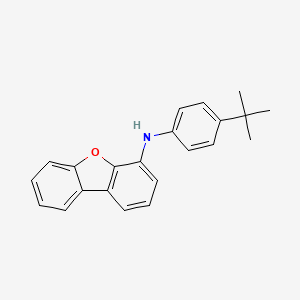 molecular formula C22H21NO B8206014 N-(4-(tert-Butyl)phenyl)dibenzo[b,d]furan-4-amine 
