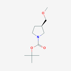 molecular formula C11H21NO3 B8206088 tert-butyl (3R)-3-(methoxymethyl)pyrrolidine-1-carboxylate 