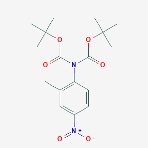 tert-butyl N-(2-methyl-4-nitrophenyl)-N-[(2-methylpropan-2-yl)oxycarbonyl]carbamate
