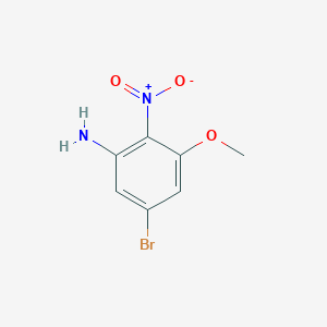 molecular formula C7H7BrN2O3 B8206171 5-Bromo-3-methoxy-2-nitroaniline 