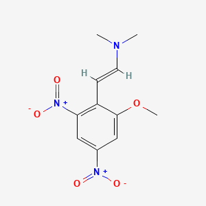 [(E)-2-(2-Methoxy-4,6-dinitrophenyl)ethenyl]dimethylamine