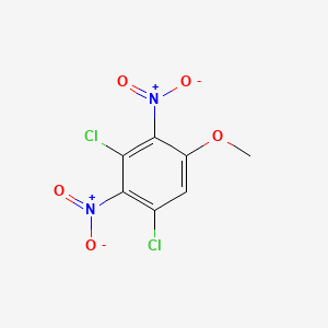 molecular formula C7H4Cl2N2O5 B8206214 1,3-Dichloro-5-methoxy-2,4-dinitrobenzene 