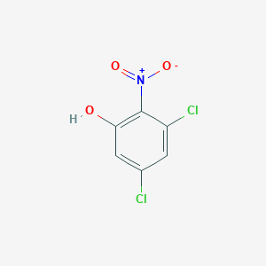 molecular formula C6H3Cl2NO3 B8206223 3,5-二氯-2-硝基苯酚 