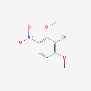 molecular formula C8H8BrNO4 B8206259 1,3-Dimethoxy-2-bromo-4-nitrobenzene 