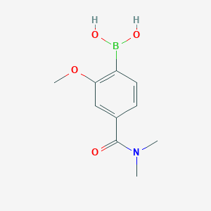 [4-(Dimethylcarbamoyl)-2-methoxyphenyl]boronic acid