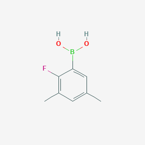 molecular formula C8H10BFO2 B8206323 (2-Fluoro-3,5-dimethylphenyl)boronic acid 