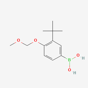 molecular formula C12H19BO4 B8206473 [3-Tert-butyl-4-(methoxymethoxy)phenyl]boronic acid 