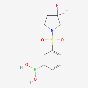 [3-(3,3-Difluoropyrrolidin-1-yl)sulfonylphenyl]boronic acid