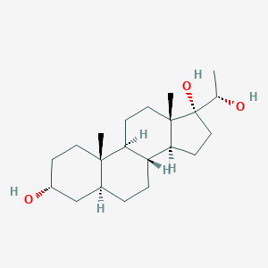 molecular formula C21H36O3 B082065 (20R)-5alpha-Pregnane-3alpha,17,20-triol CAS No. 13933-75-0