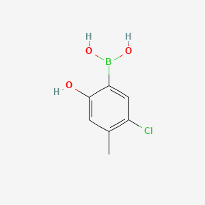 (5-Chloro-2-hydroxy-4-methylphenyl)boronic acid