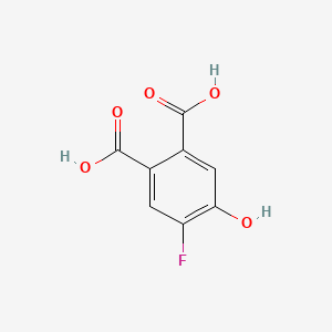 molecular formula C8H5FO5 B8206614 4-Fluoro-5-hydroxyphthalic acid 