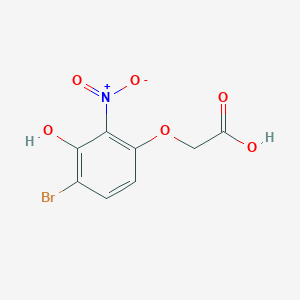 2-(4-Bromo-3-hydroxy-2-nitrophenoxy)acetic acid