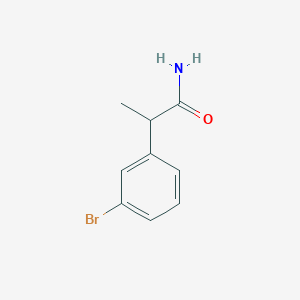 molecular formula C9H10BrNO B8206634 2-(3-Bromophenyl)propanamide 