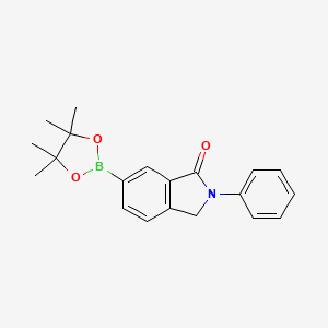 2-phenyl-6-(4,4,5,5-tetramethyl-1,3,2-dioxaborolan-2-yl)-3H-isoindol-1-one