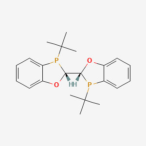 (2R)-3-tert-butyl-2-[(2R)-3-tert-butyl-2H-1,3-benzoxaphosphol-2-yl]-2H-1,3-benzoxaphosphole