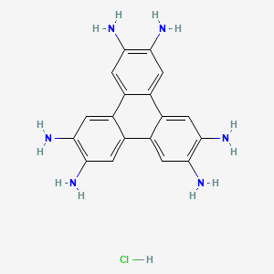molecular formula C18H19ClN6 B8206872 Triphenylene-2,3,6,7,10,11-hexaamine hydrochloride 