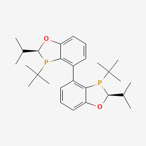 (2S)-3-tert-butyl-4-[(2S)-3-tert-butyl-2-propan-2-yl-2H-1,3-benzoxaphosphol-4-yl]-2-propan-2-yl-2H-1,3-benzoxaphosphole