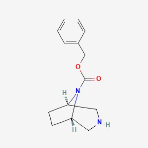 benzyl (1S,5R)-3,8-diazabicyclo[3.2.1]octane-8-carboxylate