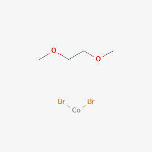 molecular formula C4H10Br2CoO2 B8207023 Cobalt(II) dibromo(1,2-dimethoxyethane) 
