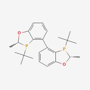 (2R)-3-tert-butyl-4-[(2R)-3-tert-butyl-2-methyl-2H-1,3-benzoxaphosphol-4-yl]-2-methyl-2H-1,3-benzoxaphosphole