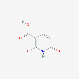 molecular formula C6H4FNO3 B8207180 2-Fluoro-6-oxo-1,6-dihydropyridine-3-carboxylic acid CAS No. 1227594-56-0