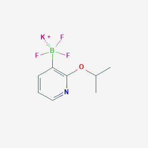 molecular formula C8H10BF3KNO B8207193 Potassium 2-isopropoxypyridine-3-trifluoroborate 