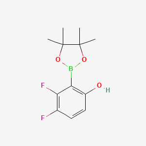 2-Hydroxy-5,6-difluorophenylboronic acid pinacol ester