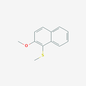 molecular formula C12H12OS B8207241 (2-Methoxynaphthalen-1-yl)(methyl)sulfane 