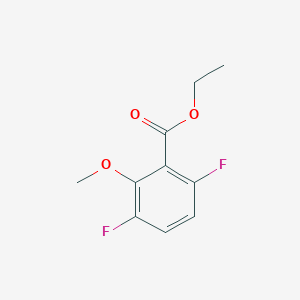 molecular formula C10H10F2O3 B8207309 Ethyl 3,6-difluoro-2-methoxybenzoate 